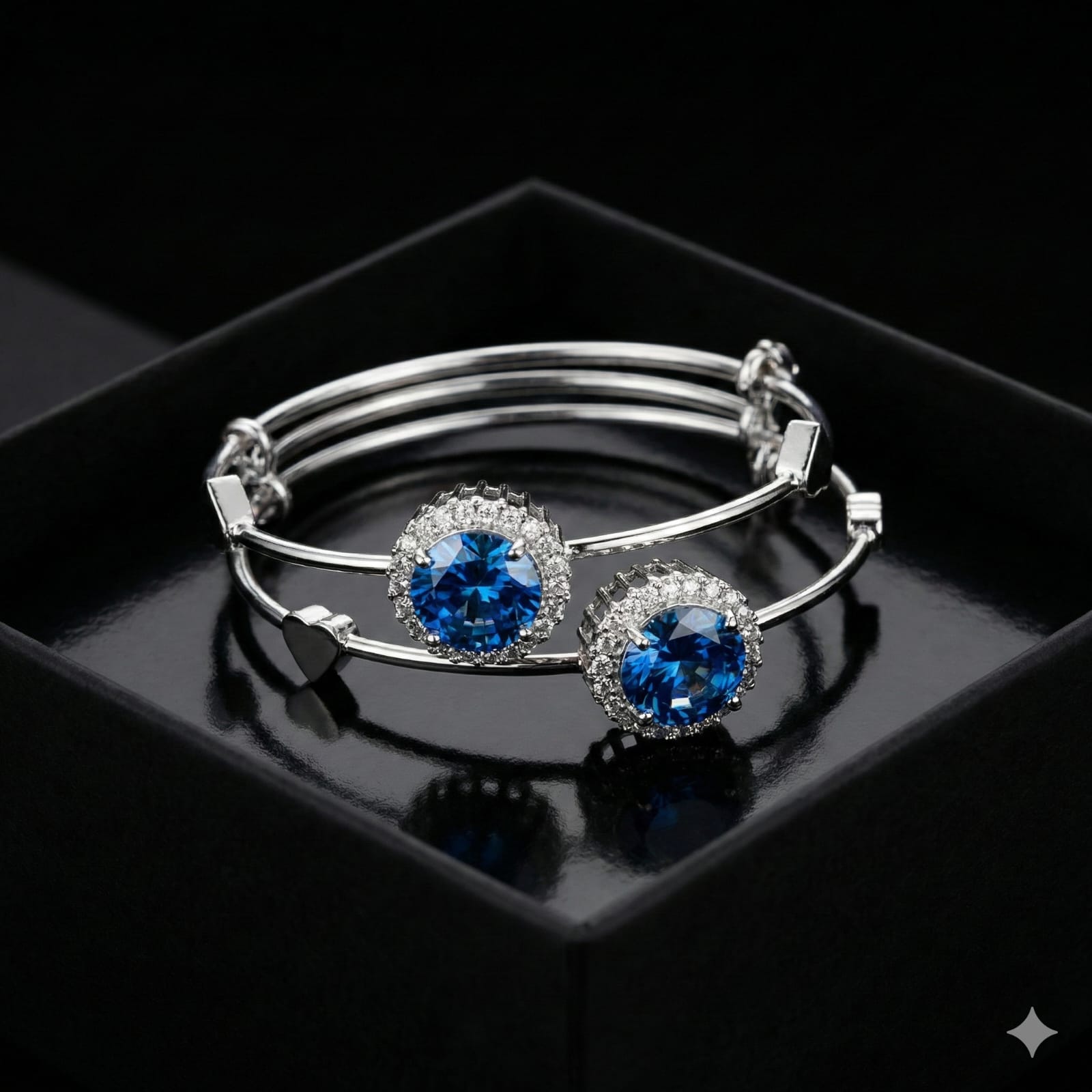 Blue Crystal Bracelet
