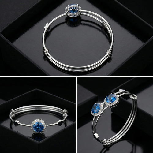 Blue Crystal Bracelet