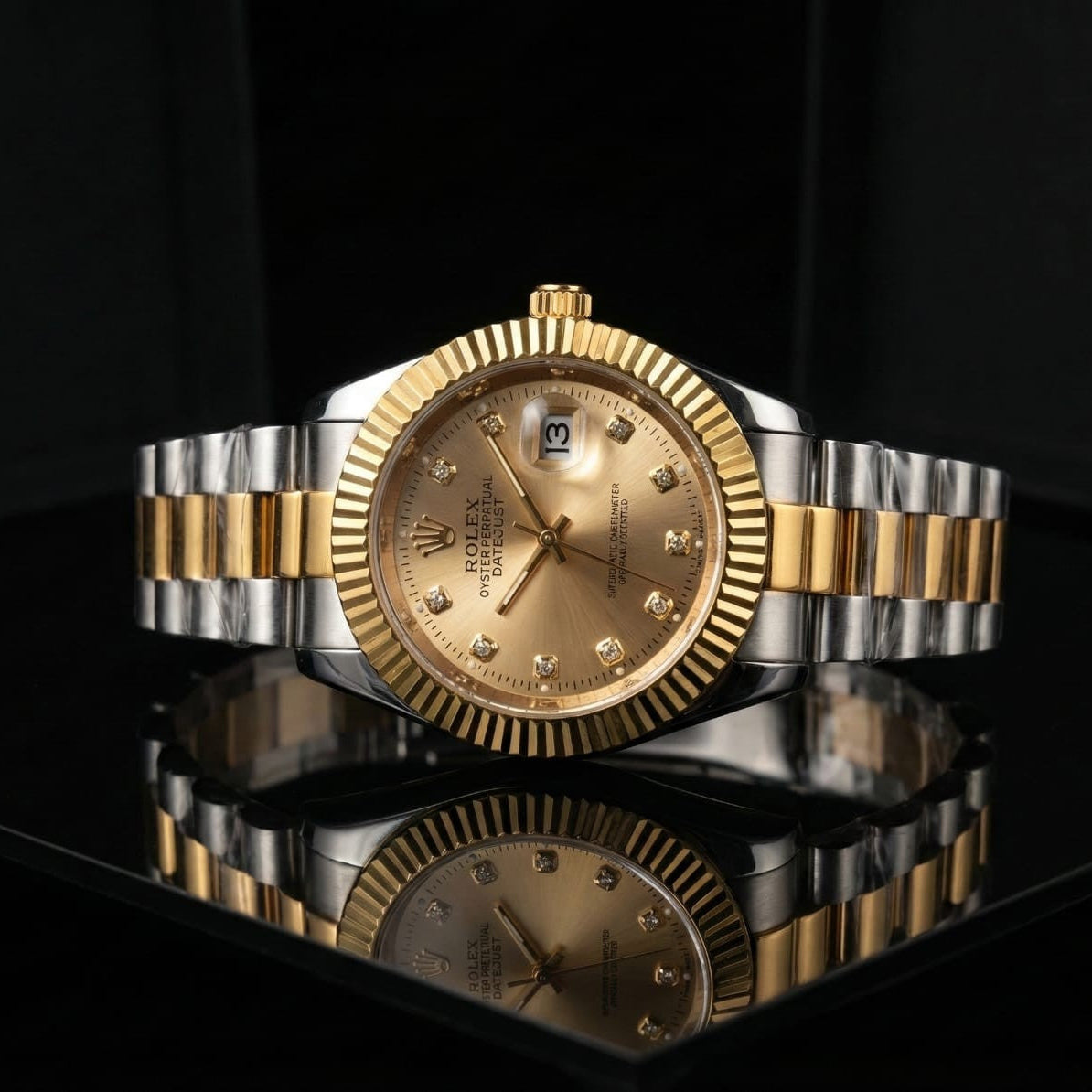 Imperial Gold Two-Tone Date Watch