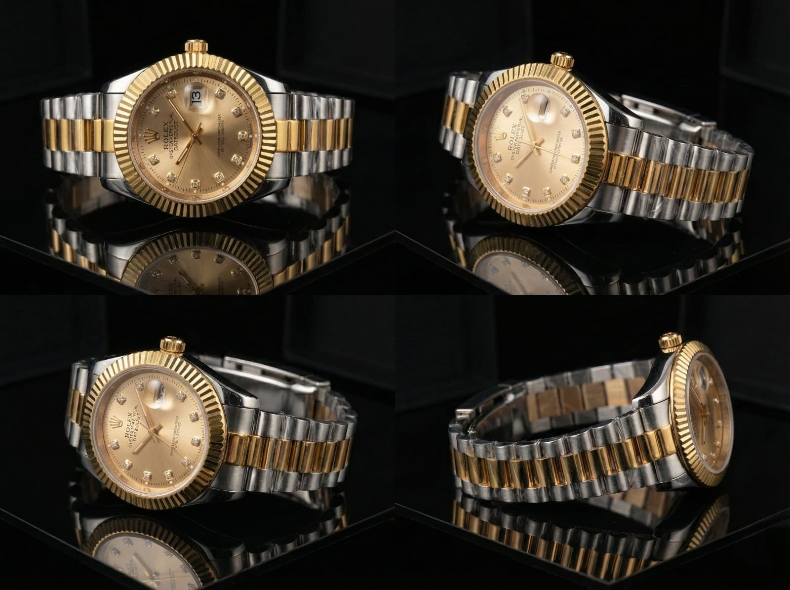 Imperial Gold Two-Tone Date Watch