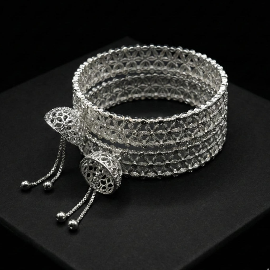 Noor Jali Silver Bracelet