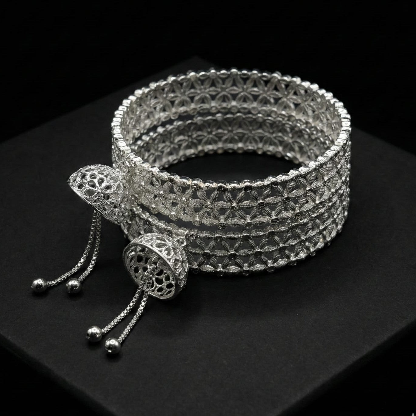 Noor Jali Silver Bracelet