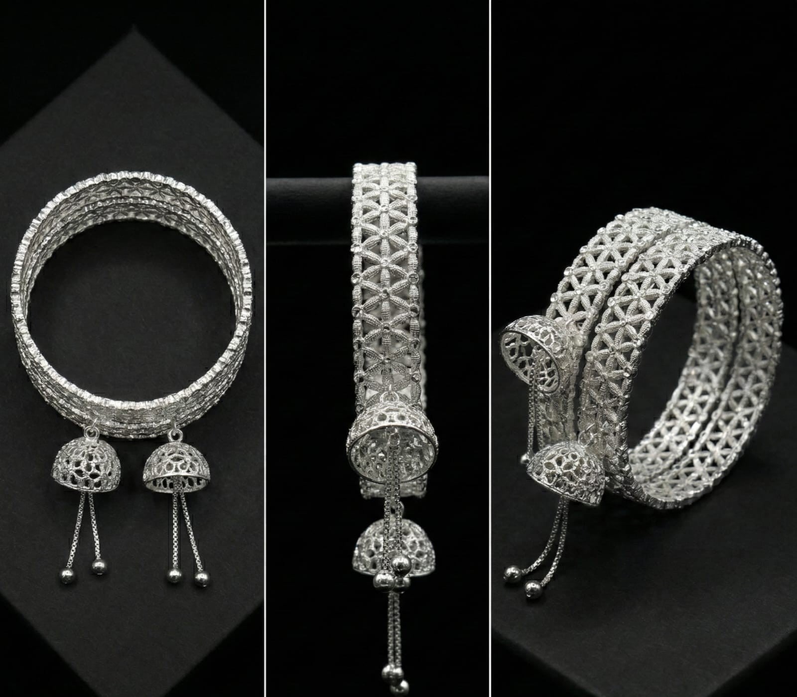 Noor Jali Silver Bracelet